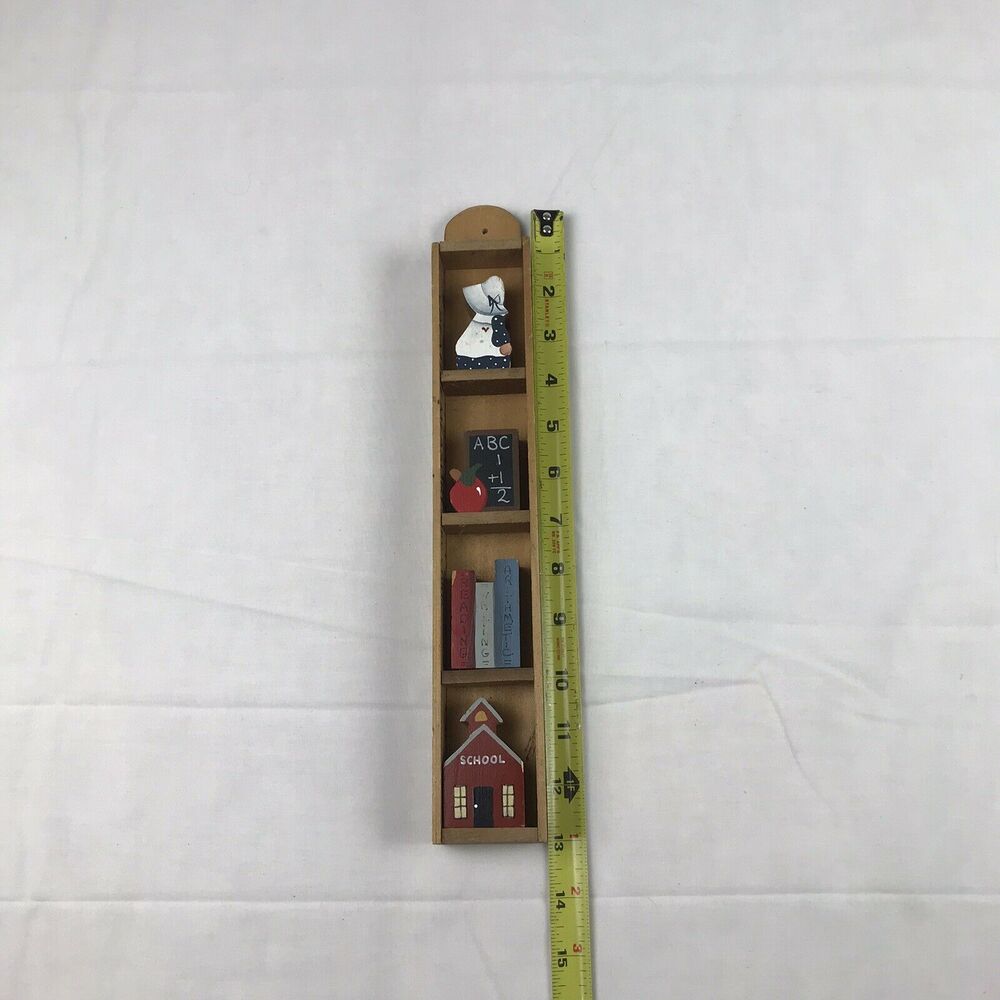 vintage wooden‎ ruler school theam/tracher decor - Picture 8 of 9